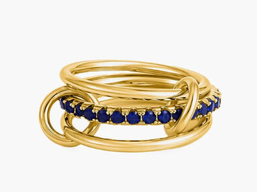 Interlock Serif Ring