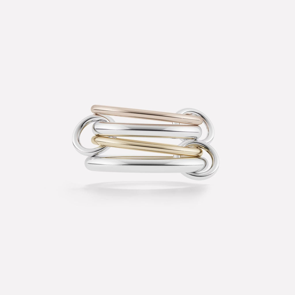 Interlock Serif Ring